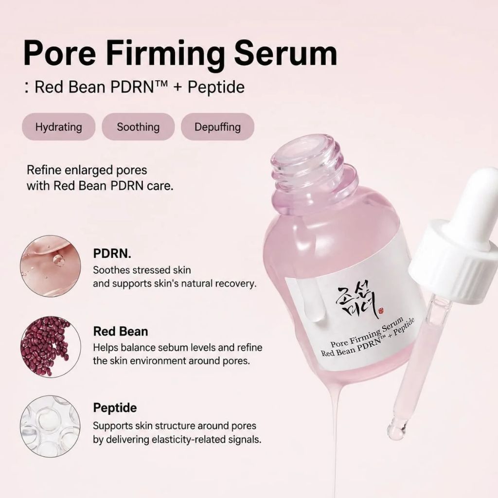 Pore Firming Serum Red Bean PDRN Plus Peptide