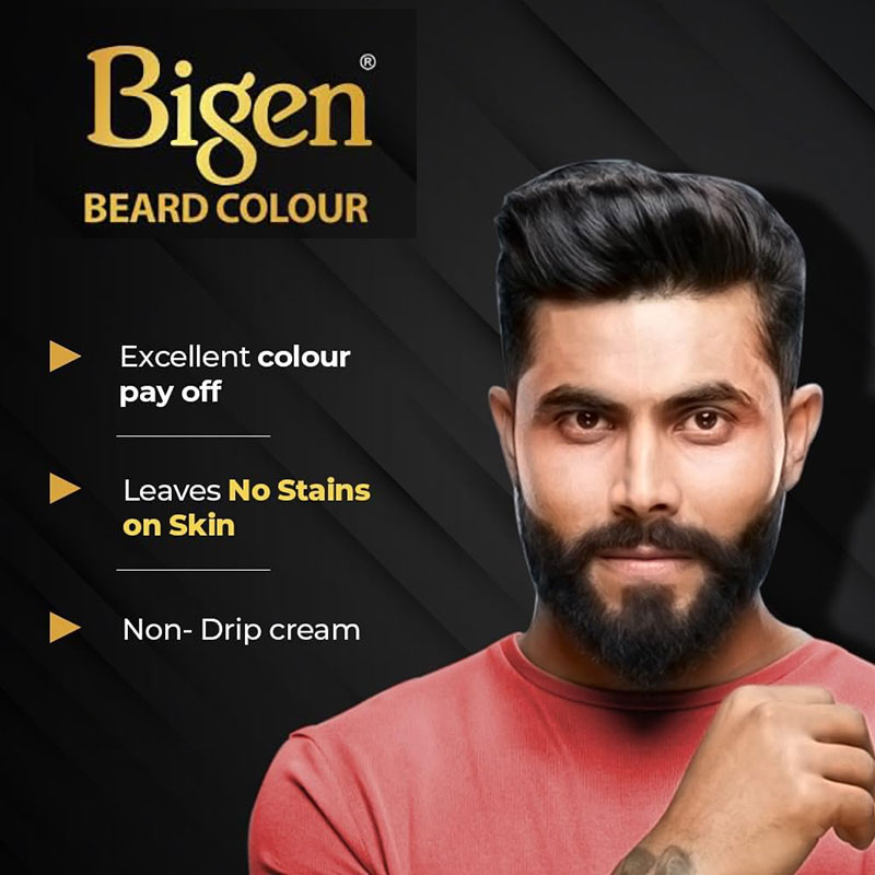 Mens Beard Colour Brown Black B102