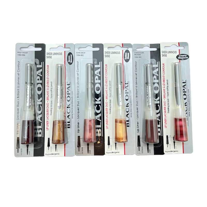 Black Opal Lip Liner Lacquer Duo