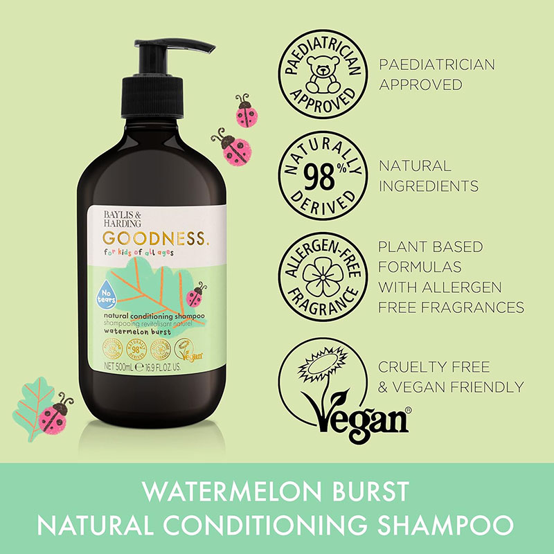 Goodness Kids Watermelon Burst Natural Conditioning Shampoo