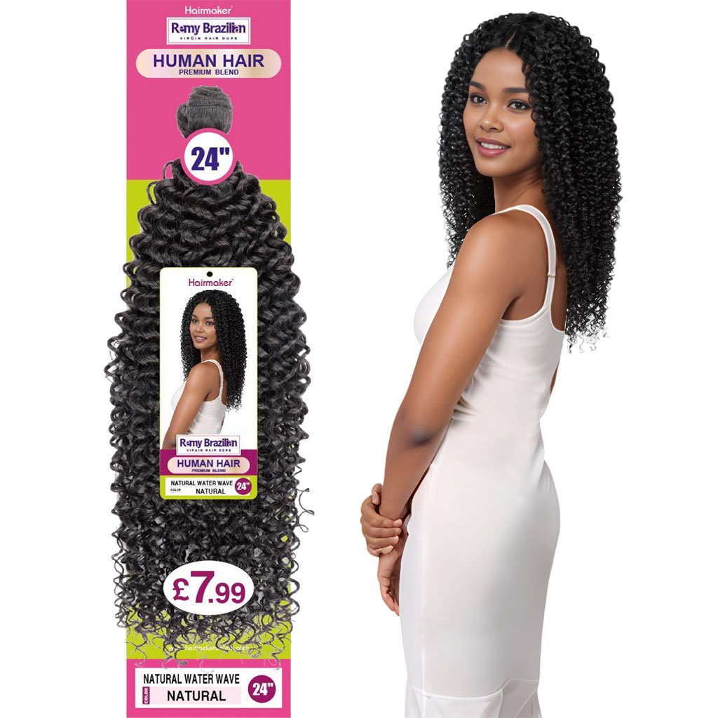 Brazilian Human Hair Premium Blend Natural Water Wave Weave
