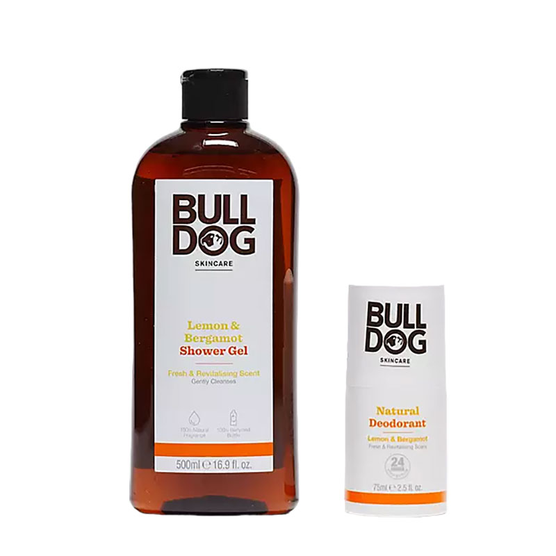 Bulldog Lemon And Bergamot Bodycare Duo