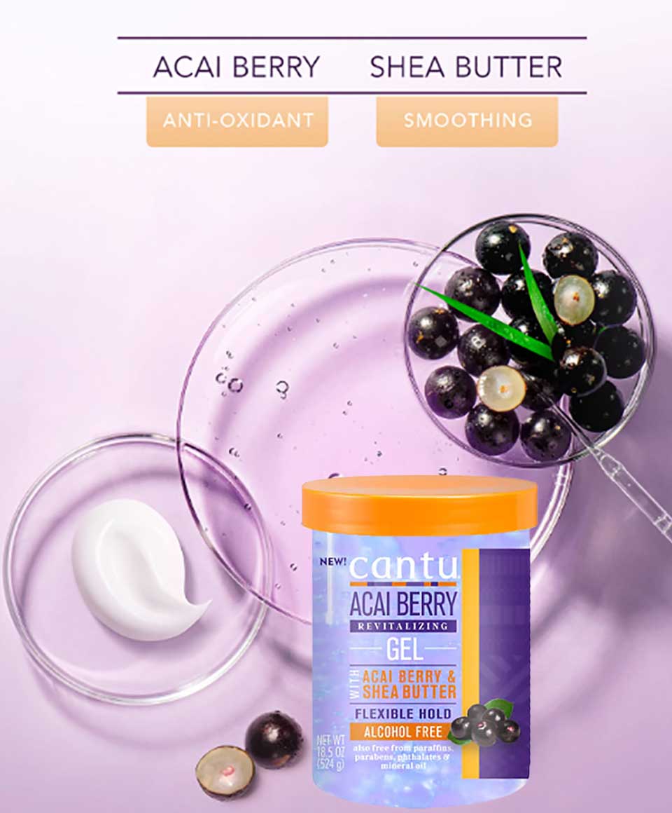 Cantu Acai Berry And Shea Butter Revitalizing Gel