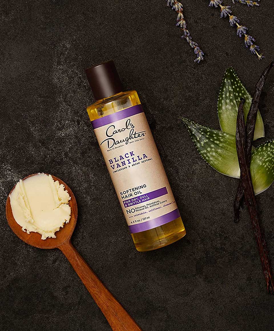 Black Vanilla Softening Hair Oil 