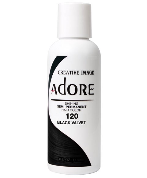 Adore Shining Semi Permanent Hair Color Black Velvet