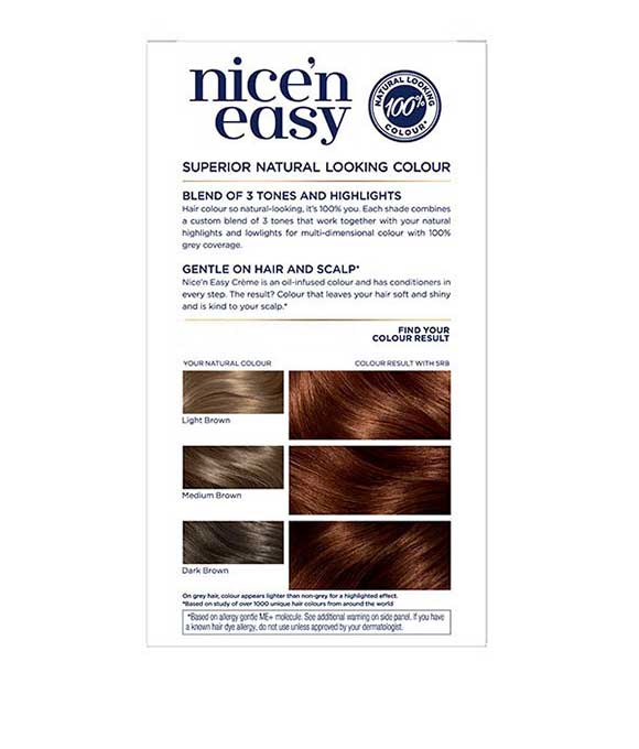 Nice N Easy Creme Permanent Colour 5RB Medium Reddish Brown