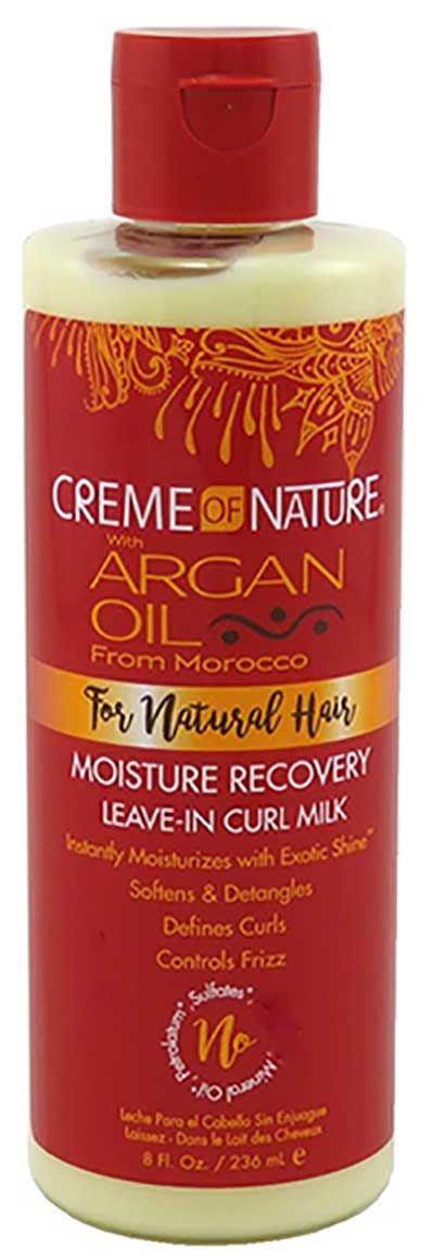 Argan Oil Moisture Recovery Leave In Curl Milk