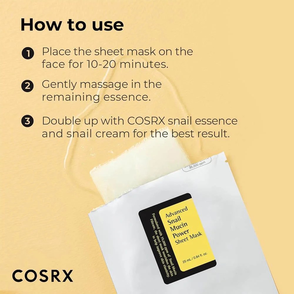 Advanced Snail Mucin Power Sheet Mask