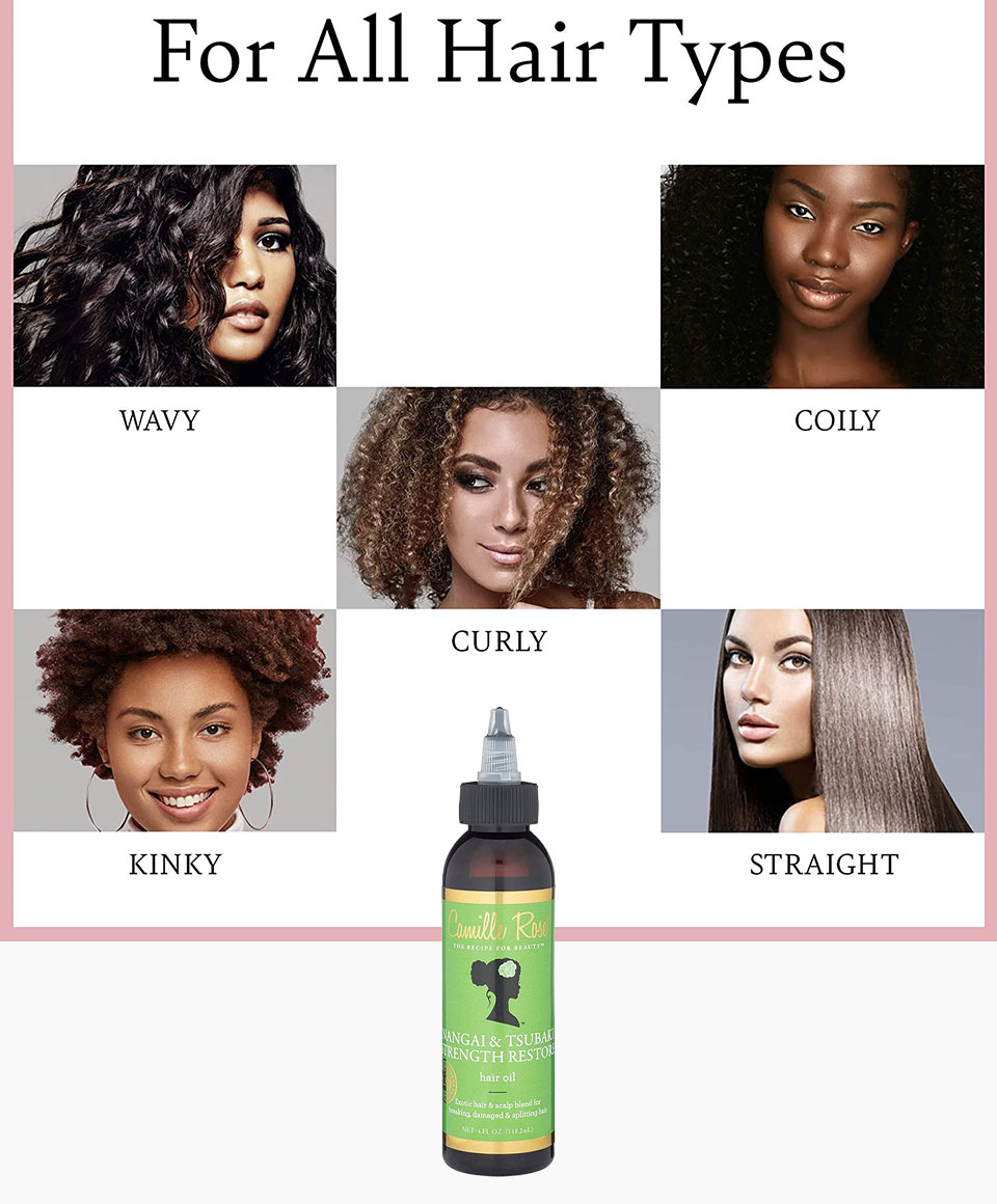 Nangai And Tsubaki Strength Restore Hair Oil