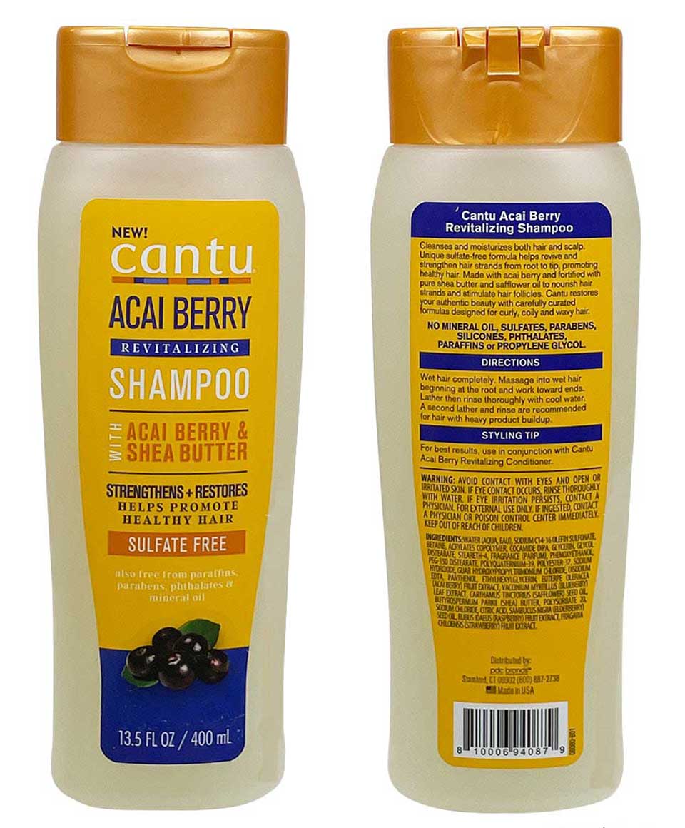 Cantu Acai Berry And Shea Butter Revitalizing Shampoo