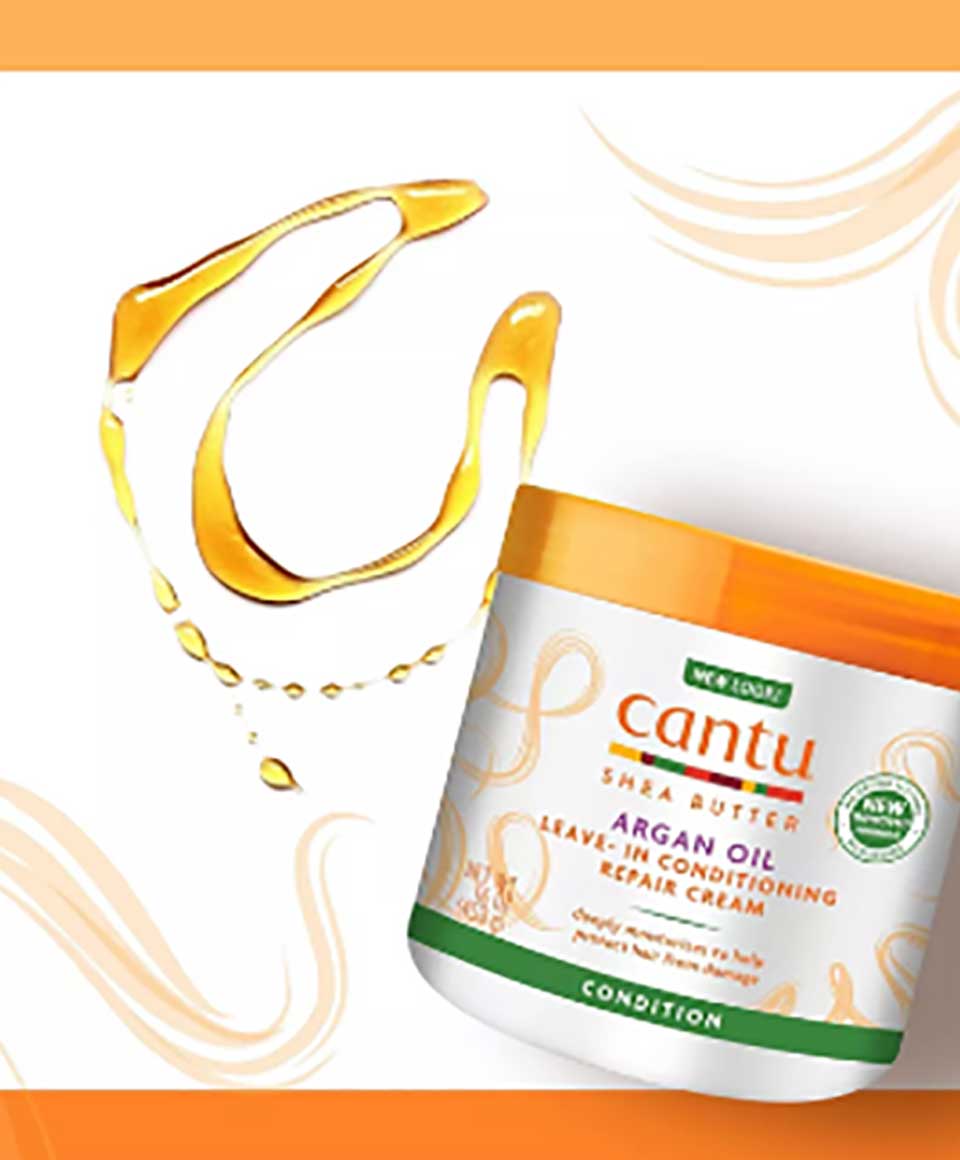 Cantu Argan Oil Leave In Conditioning Repair Cream