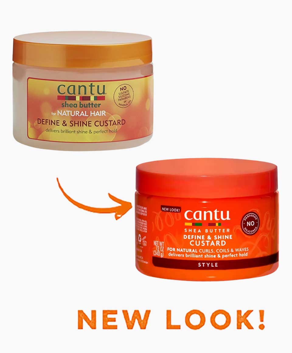 Cantu Custard For Define Curly Hair Naturally