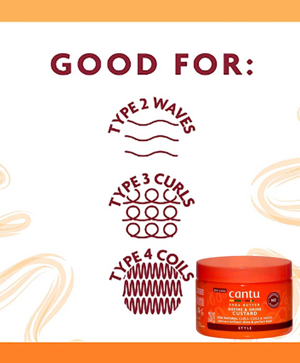 Cantu Shea Butter Define And Shine Custard