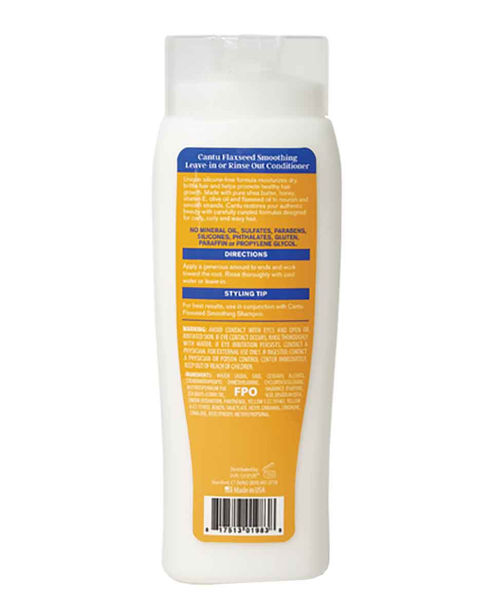 Cantu Flaxseed Smoothing Leave In Or Rinse Out Conditioner