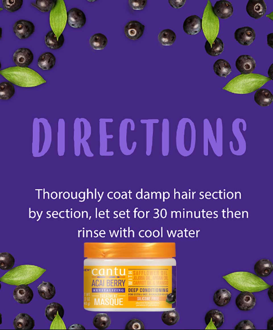 Cantu Acai Berry Revitalizing Treatment Masque