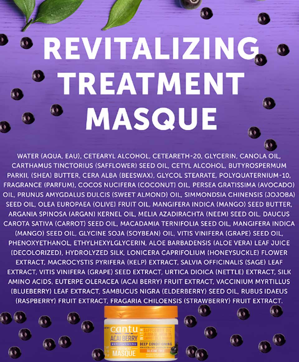 Cantu Acai Berry Revitalizing Treatment Masque