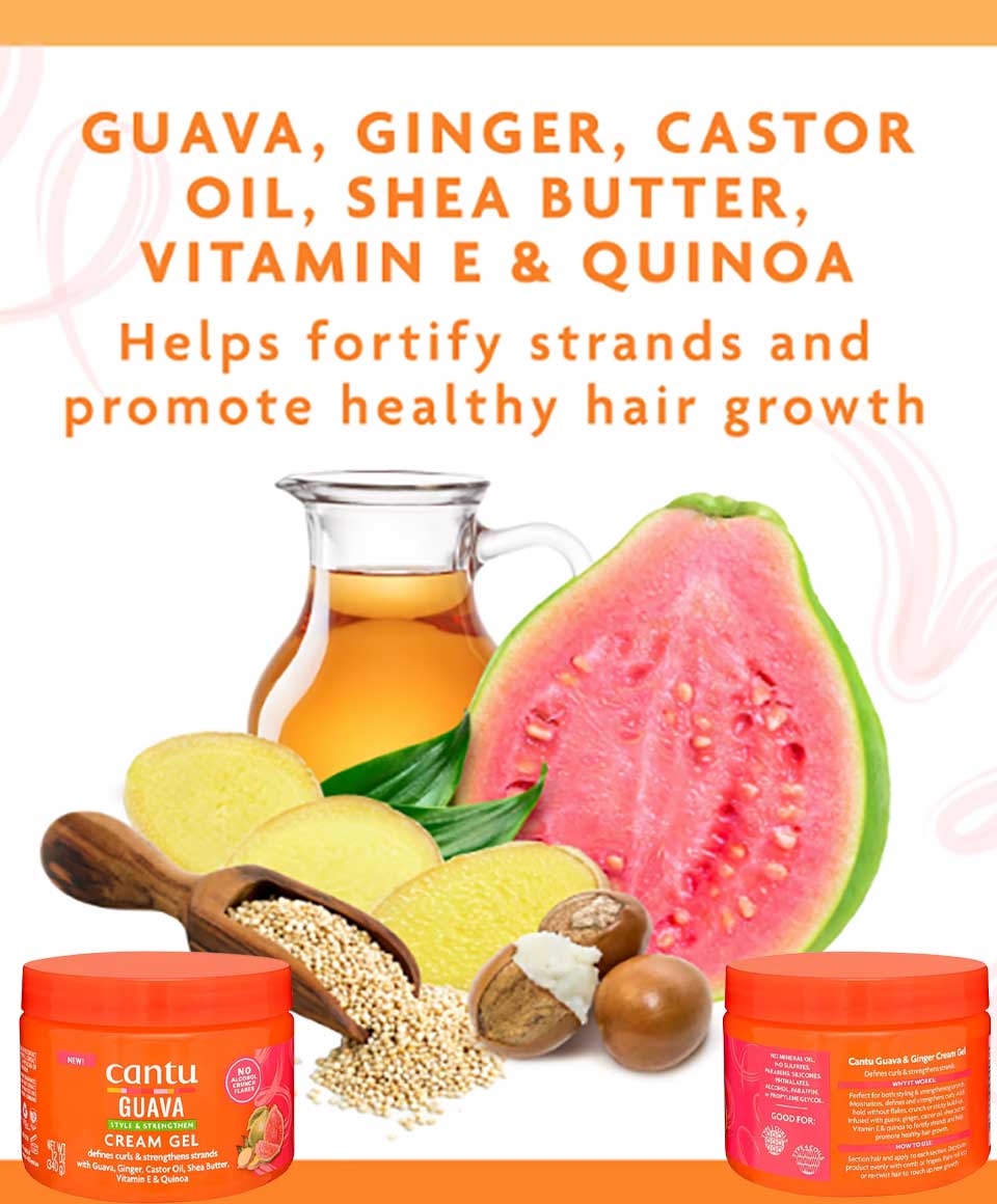 Cantu Guava Style And Strengthen Cream Gel