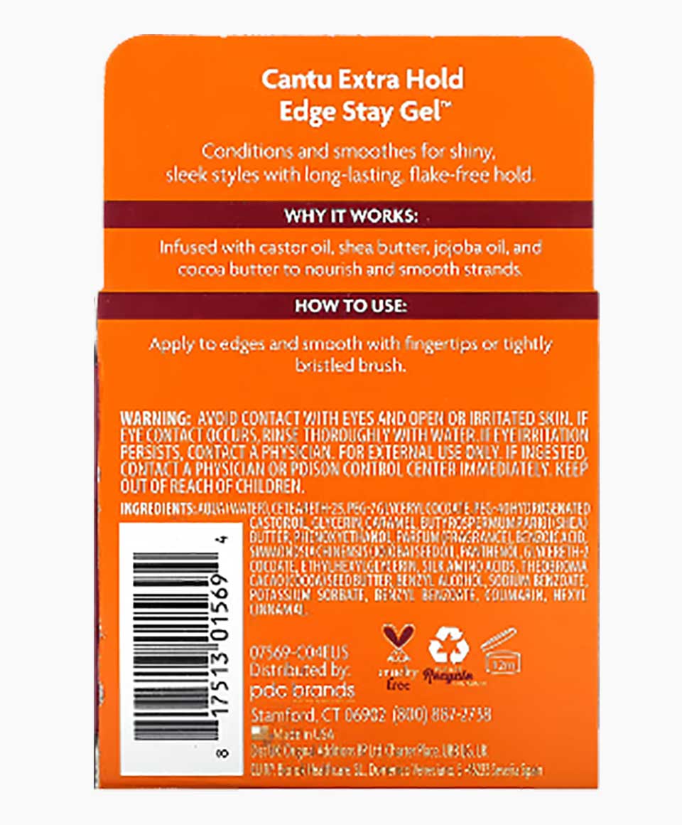 Cantu Edge Control Gel For Extra Hold & Moistures Hair