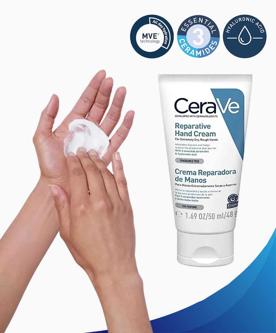 CeraVe Reparative Hand Cream - Moisturiser and Protection