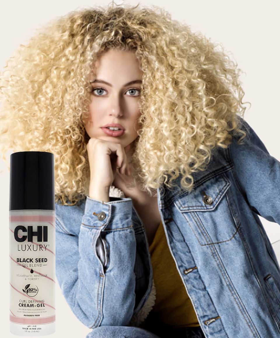 CHI Luxury Black Seed Oil Blend Curl Defining Cream Gel