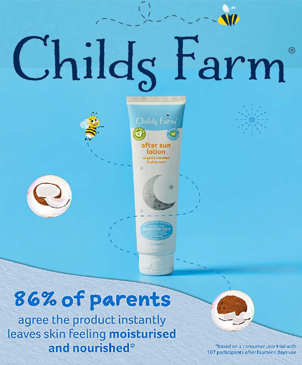 Childs Farm After Sun Lotion With Organic Coconut And Aloe Vera