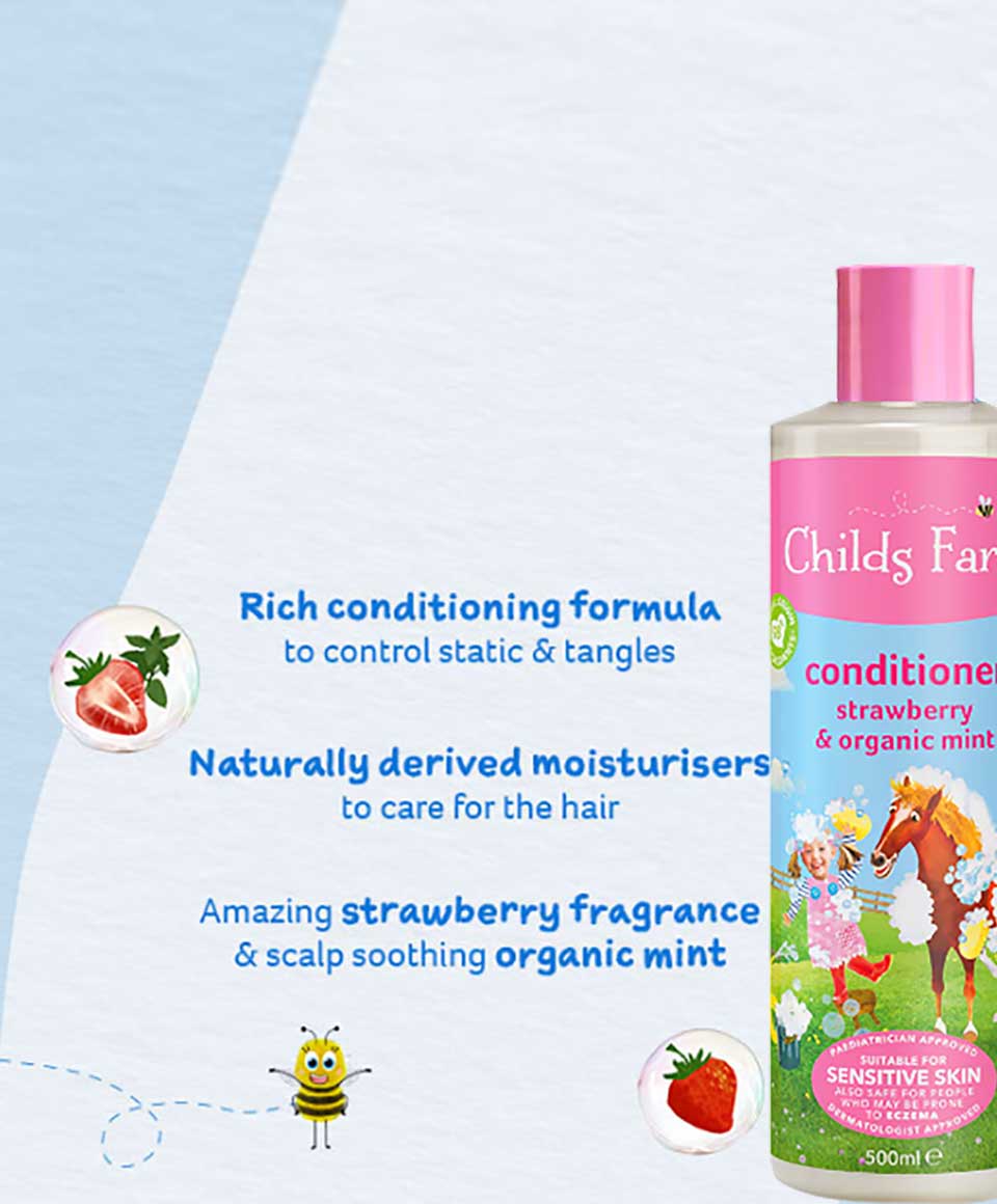 Childs Farm Conditioner With Strawberry And Organic Mint