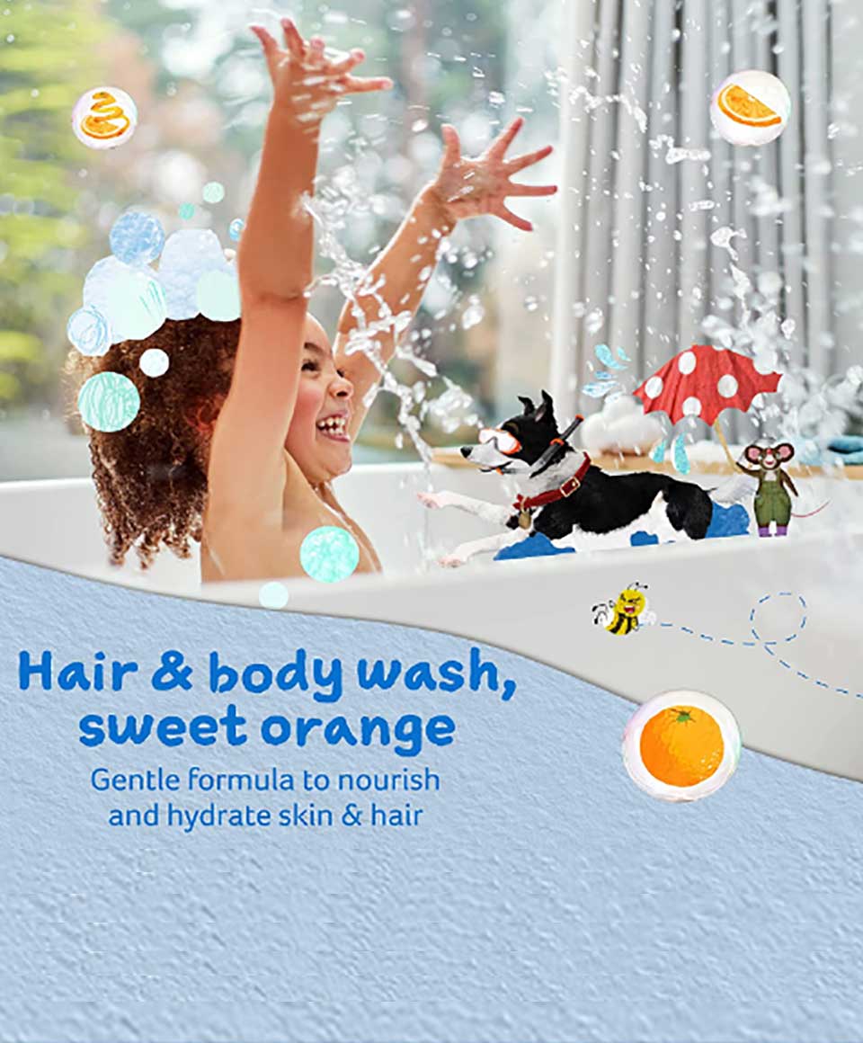 Childs Farm Hair And Body Wash With Organic Sweet Orange