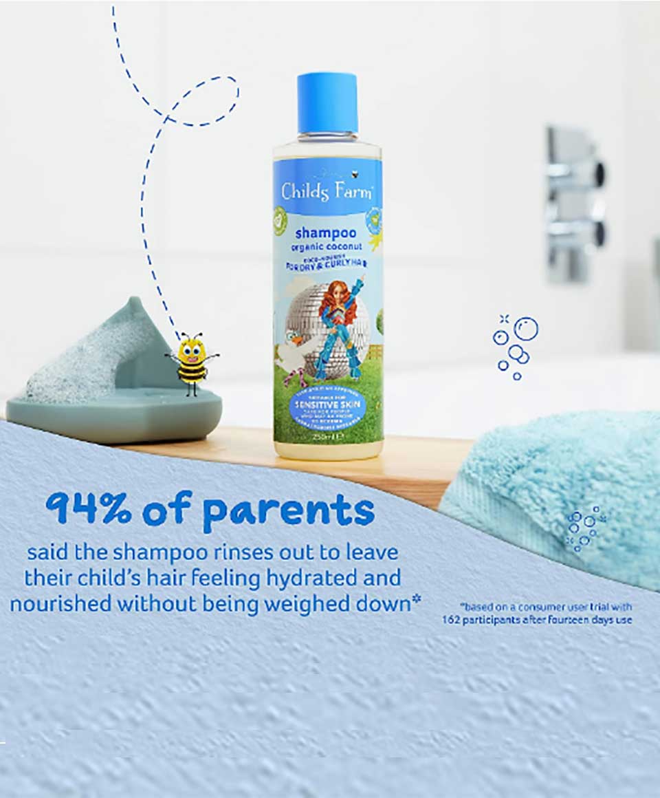Childs Farm Organic Coconut Shampoo For Dry And Curly Hair