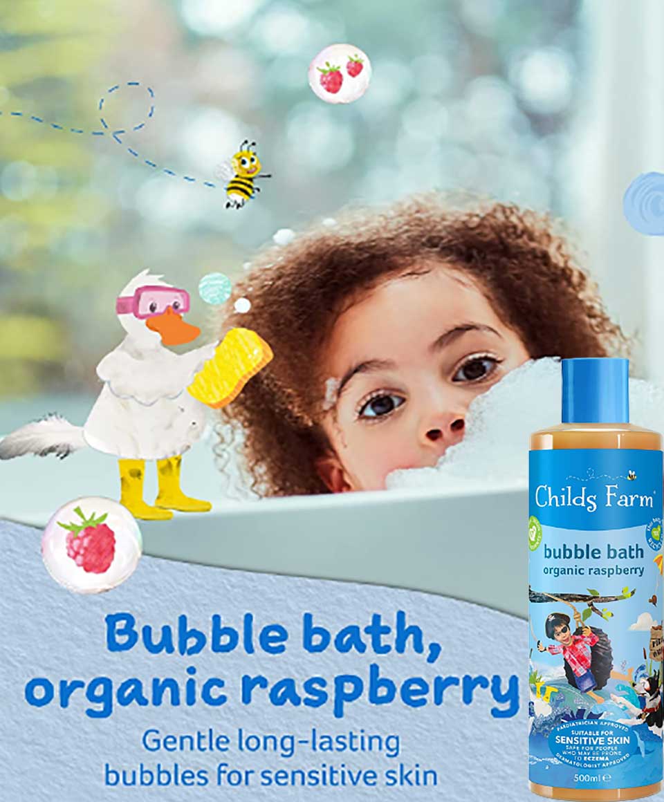 Childs Farm Bubble Bath With Organic Raspberry