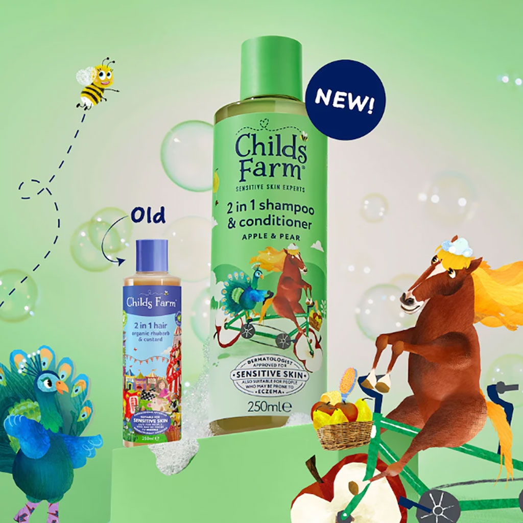 Childs Farm Apple Pear 2 In 1 Shampoo And Conditioner