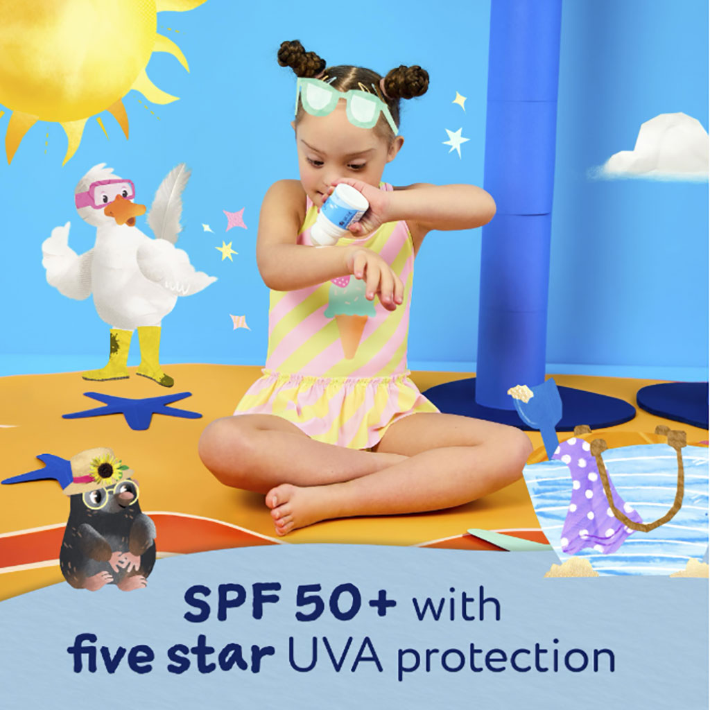 Childs Farm Fragrance Free Roll On Sun Lotion 50 SPF