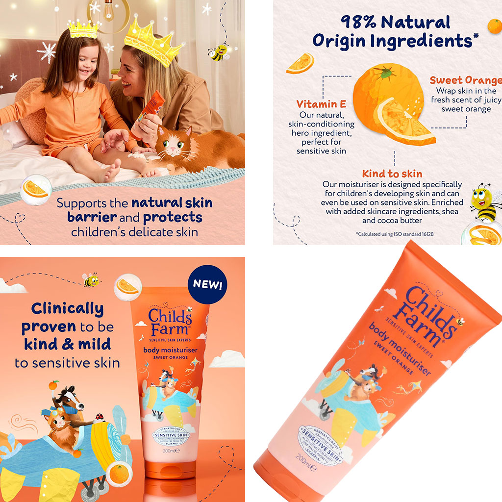 Childs Farm Sweet Orange Body Moisturiser