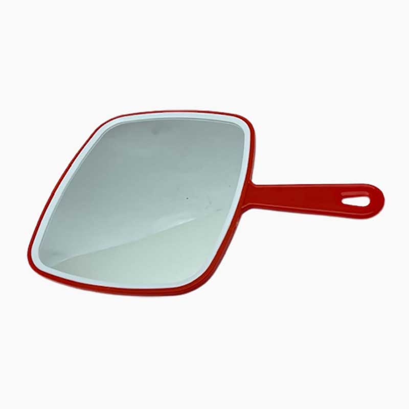 Deluxe Jumbo Hand Mirror Red