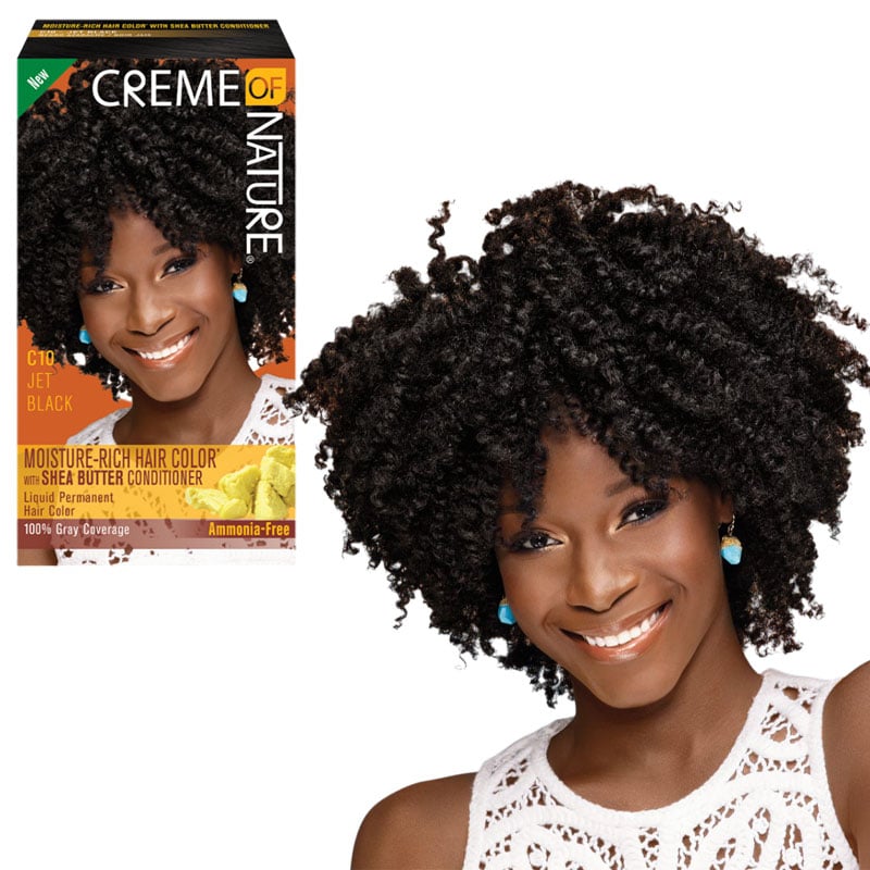 Moisture Rich Hair Color With Shea Butter Conditioner C10 Jet Black