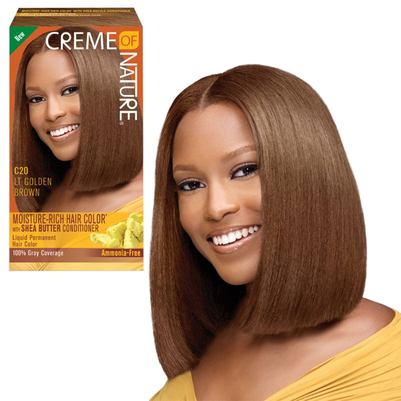 Moisture Rich Hair Color With Shea Butter Conditioner C20 LT Golden Brown