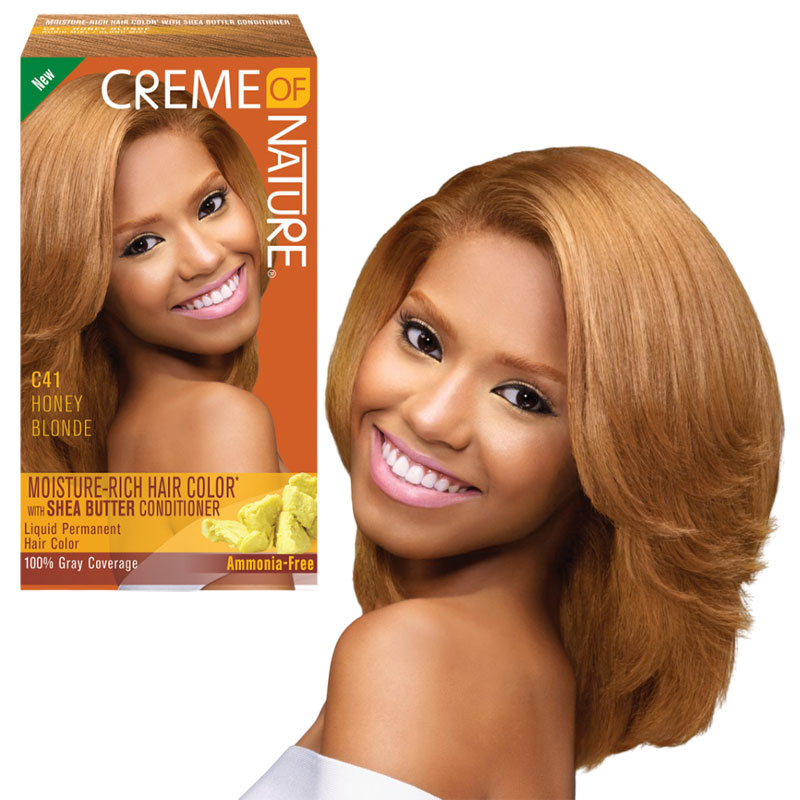 Moisture Rich Hair Color With Shea Butter Conditioner C41 Honey Blonde