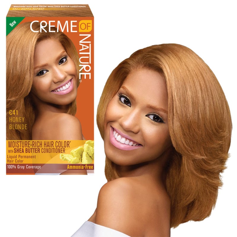 Moisture Rich Hair Color With Shea Butter Conditioner C41 Honey Blonde