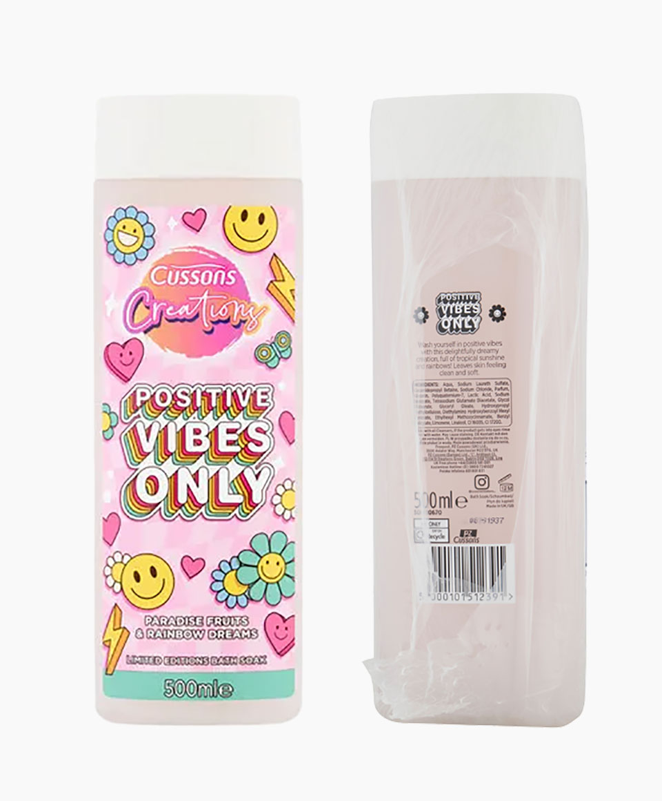 Cussons Creations Positive Vibes Only Limited Edition Bath Soak