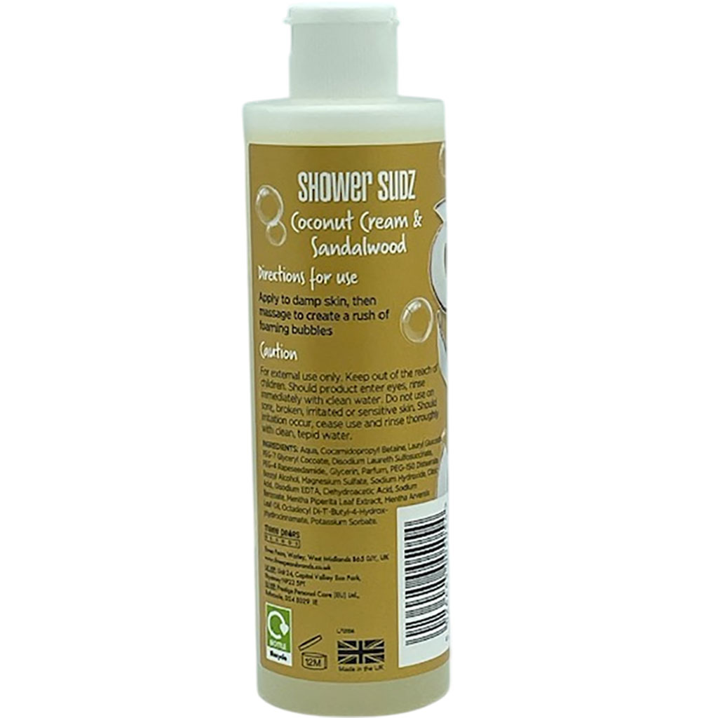 Cyclax Coconut Cream And Sandalwood Shower Sudz Body Wash