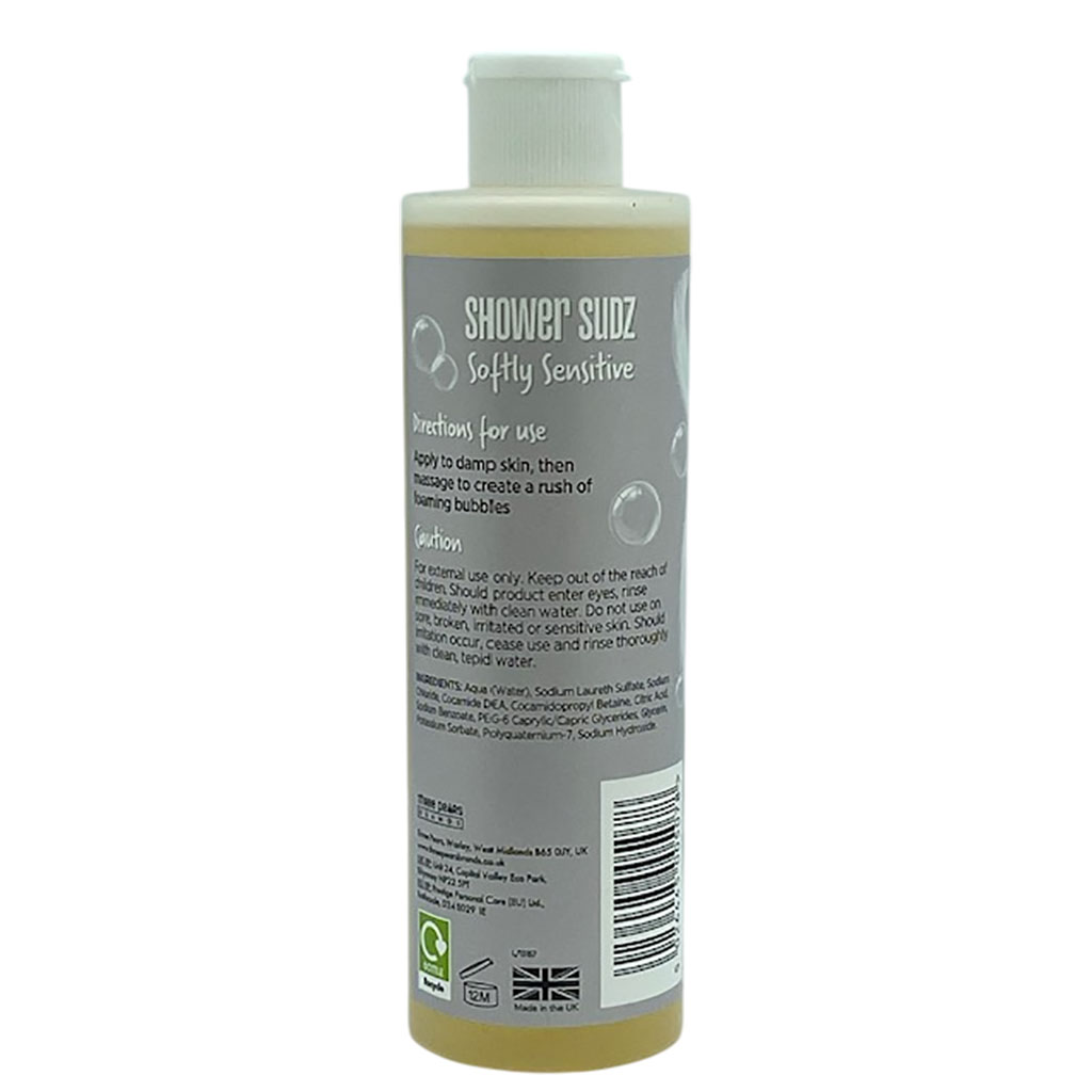 Cyclax Softly Sensitive Fragrance Free Shower Sudz Body Wash