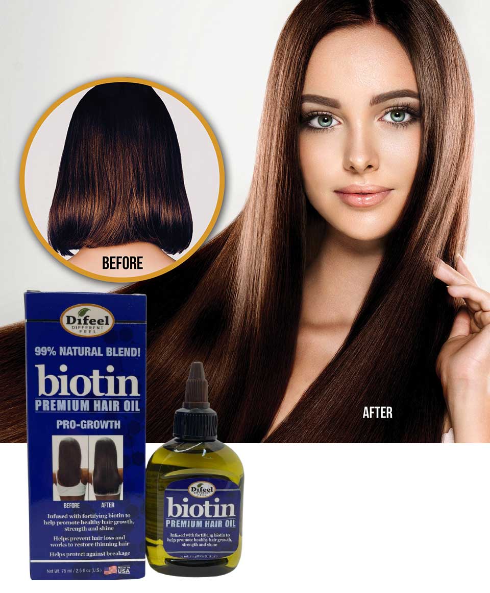 Difeel Natural Blend Biotin Premium Hair Oil