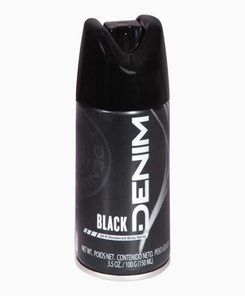 Denim Black 24H Deodorant Body Spray | Denim | Men Groomin