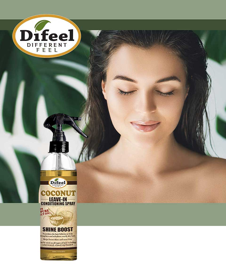 Difeel Coconut Shine Boost Leave In Conditioning Spray
