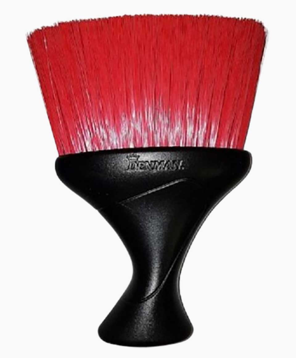 Denman Duster Brush For Hairdressers D78 Black And Red Bristle