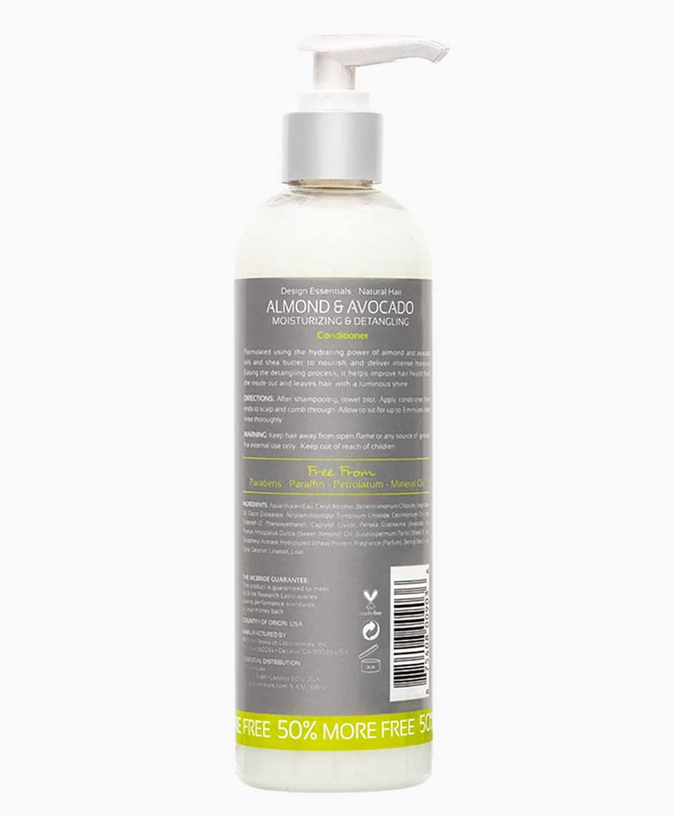 Design Essentials Natural Almond And Avocado Moisturizing And Detangling Conditioner