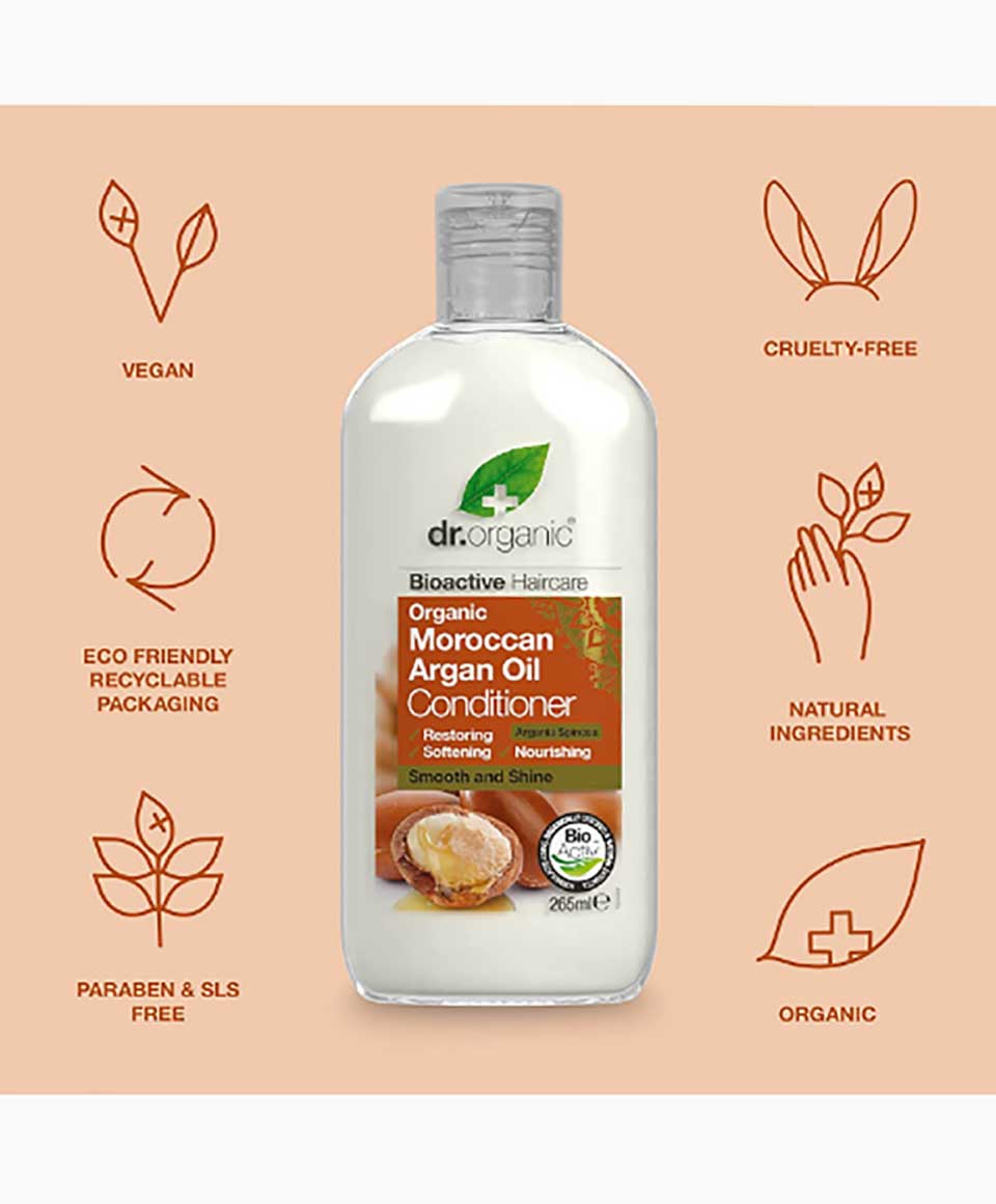 Bioactive Haircare Organic Moroccan Argan Oil Conditioner