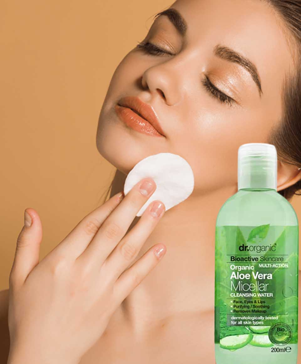 Bioactive Skincare Organic Aloe Vera Micellar Cleansing Water