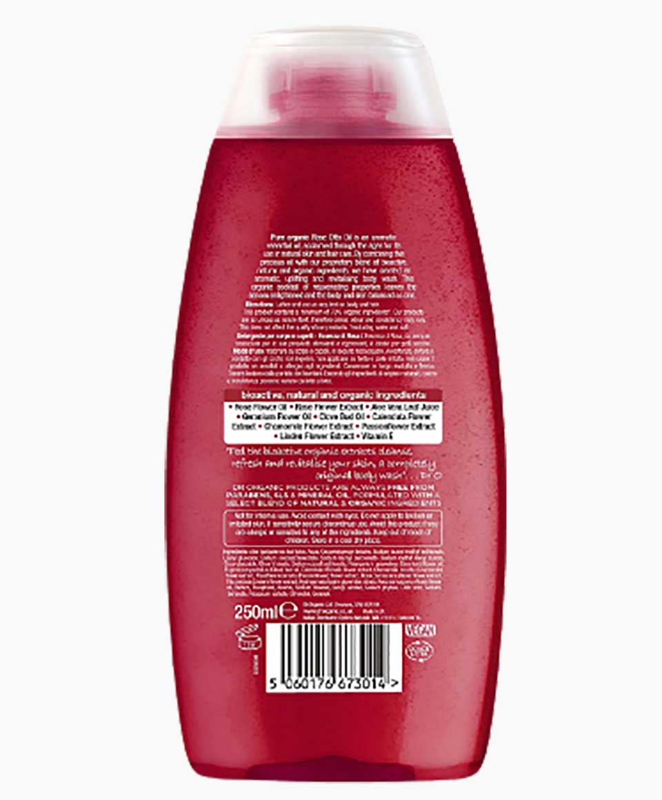 Bioactive Skincare Organic Rose Otto Body Wash