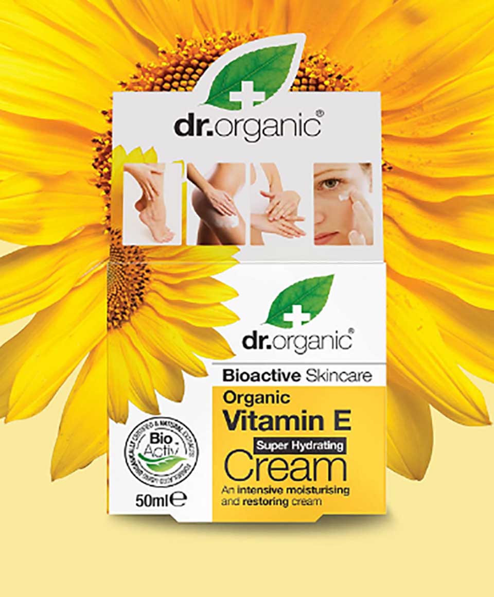 Bioactive Skincare Organic Vitamin E Super Hydrating Cream