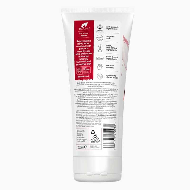 Bioactive Skincare Organic Rose Otto Body Lotion